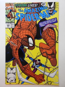 The Amazing Spider-Man #345 Direct Edition (1991) Venom Lives! Sharp NM-!!