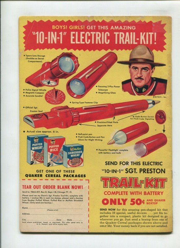 ANNIE OAKLEY & TAGG #15 (3.5) TWO GUN LUCK!! 1958 