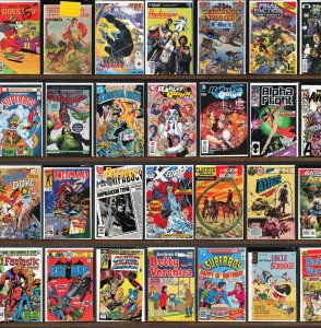 Huge Lot 130+ Comics with Superboy, Classics Illustrated Junior, Batman & More!