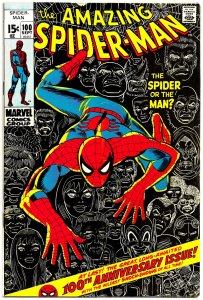 AMAZING SPIDER-MAN #100 (Sep1971) 7.5VF-  Gil Kane!! John Romita cvr! 1st 6 Arms