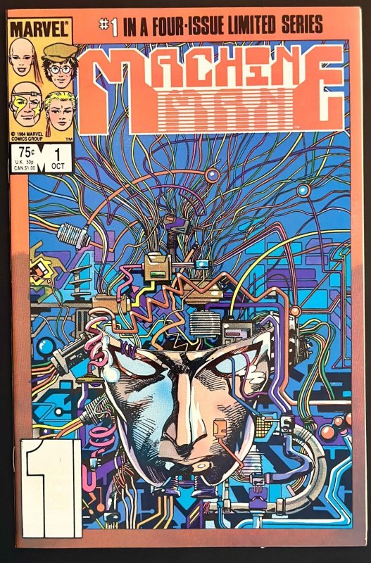 Machine Man #1 [Key] Direct Edition (1984)  LOT 4 books #1-4 - VF+/NM-