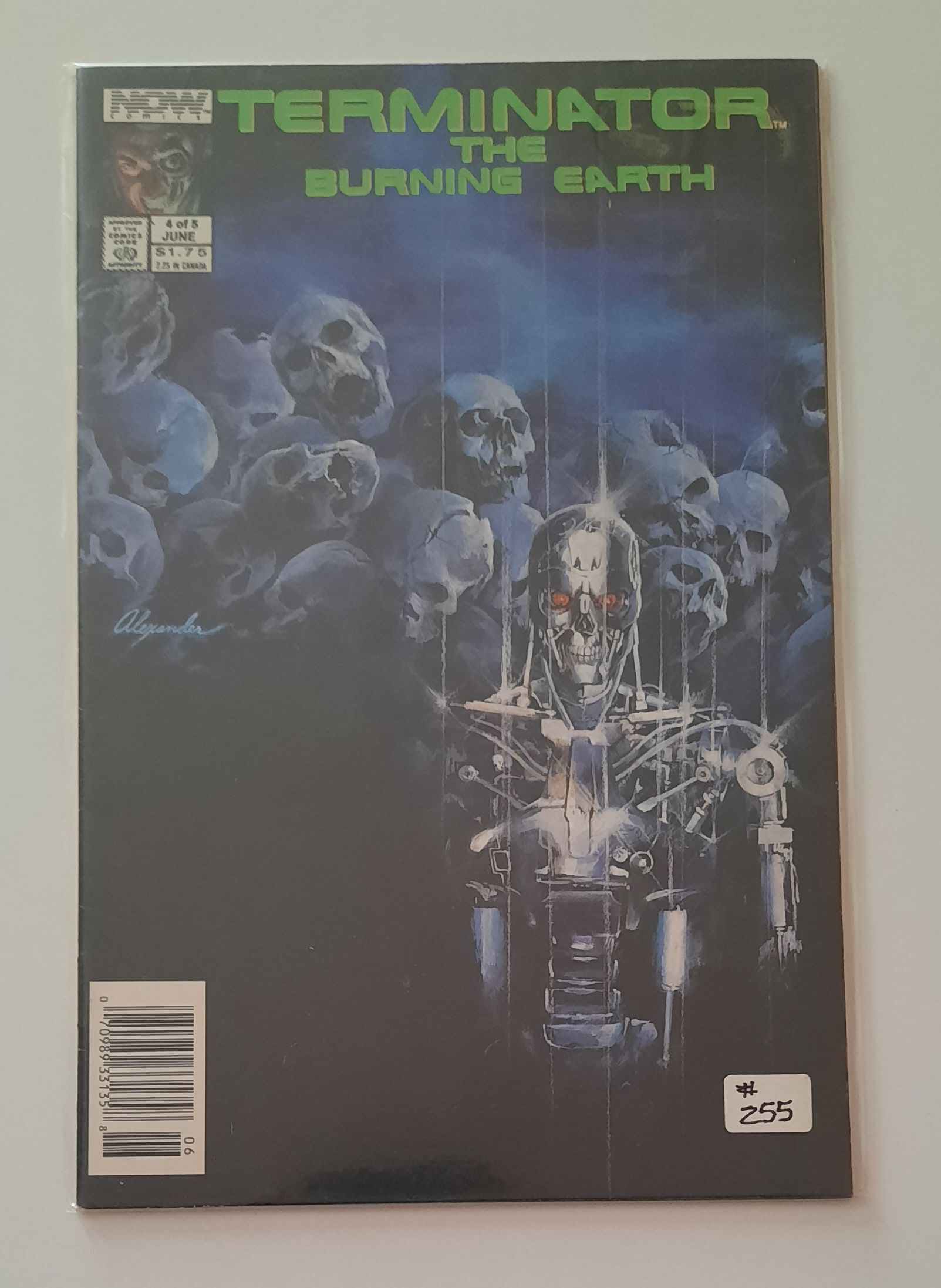 The Terminator The Burning Earth 4 1990 Comic Books Copper Age Now Comics Terminator