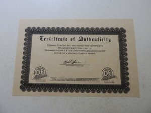 Uncanny X-Force #1 Dynamic Forces Midtown Comics Cover (2010) w/ cert VF/NM