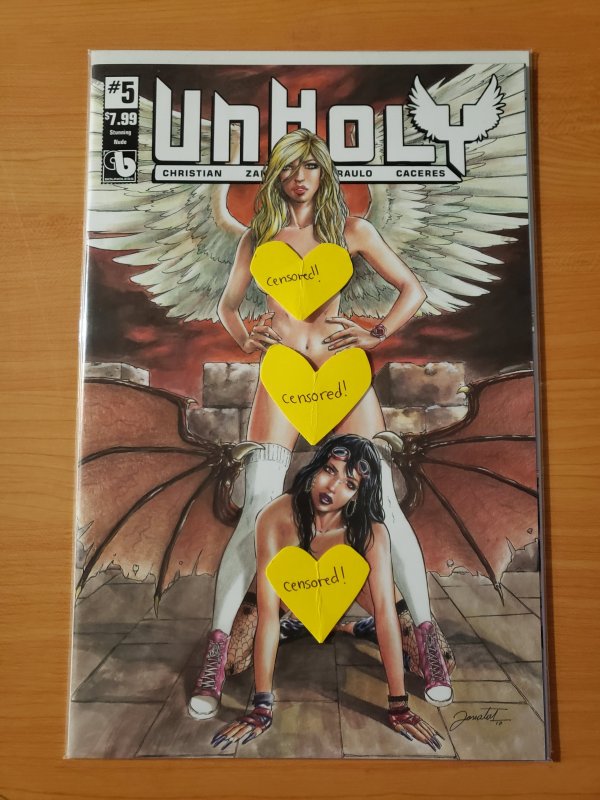 Unholy #5 Stunning Nude Variant Cover