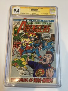 Avengers (1972) # 98 (CGC 9.4 SS OWWP) Signed & Sketch (Thor) Roy Thomas