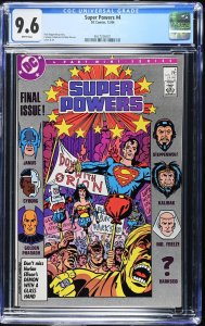 Super Powers #4 (12/86) Graded CGC 9.6