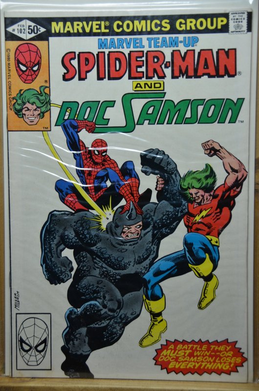 Marvel Team-Up #102 (1981)  Miller, Milgrom !!!