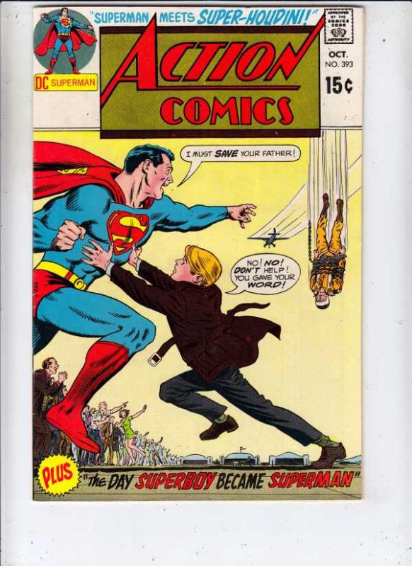 Action Comics #393 (Oct-70) NM- High-Grade Superman