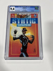 STATIC 1 CGC 9.4 MILESTONE COLLECTOR’S EDITION WHITE PAGES DC 1993 