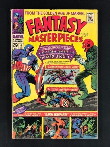 Fantasy Masterpieces #6 (1966) PR Captain America Faces the Red Skull