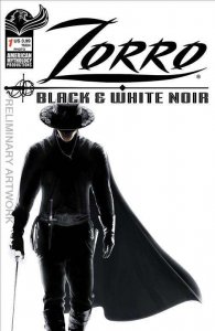 Zorro Black And White Noir #1B VF/NM ; American Mythology | Photo Variant
