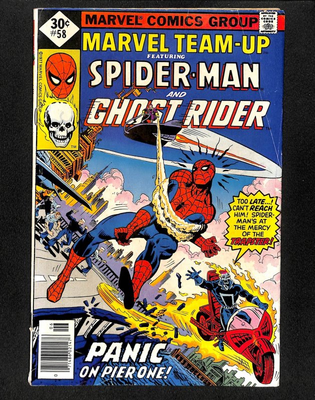 Marvel Team-up #58 Spider-Man Ghost Rider!