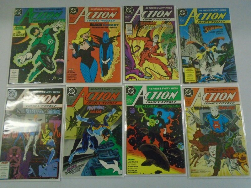 Action Comics lot 45 different from #584-640 6.0 FN (1987-89)