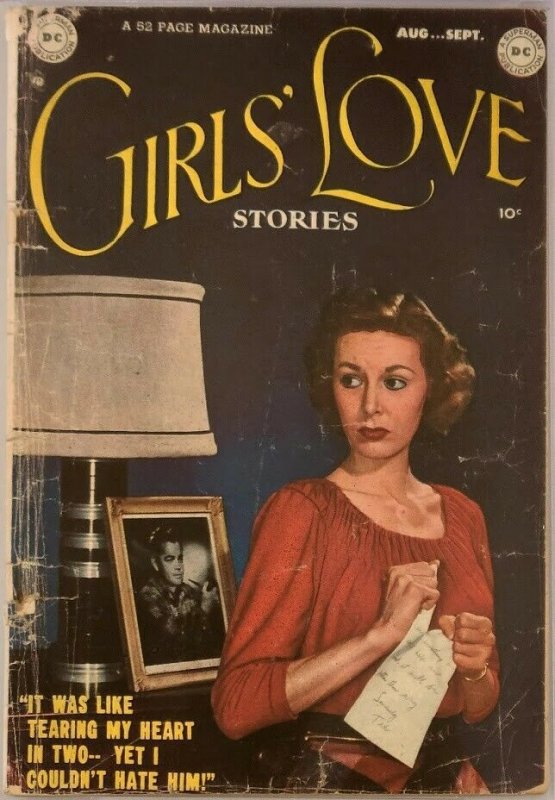 Girls' Love Stories #1 DC 1949 CGC  2.0 Photo Cover Pre Code