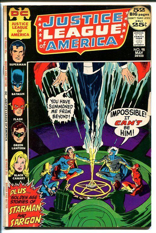 JUSTICE LEAGUE OF AMERICA #97 1972-ORIGIN-DC COMICS VG