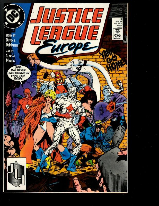 12 Justice League Europe DC Comics # 1 2 3 4 5 6 7 8 9 10 11 12 JF26