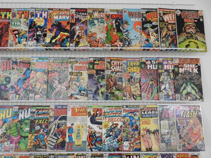 Huge Lot 180+ Low Grade Comics W/ Hulk, Flash, Thor, +More! See description