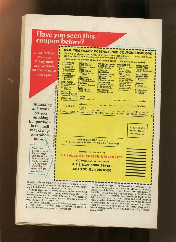 CONAN #25 (6.0) MURDEROUS MIRRORS! 1973