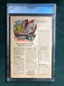 The Incredible Hulk #1 (1962)