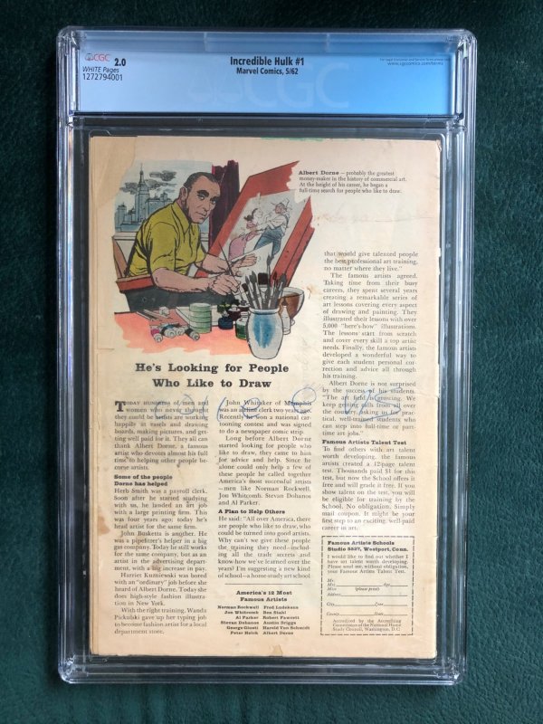 The Incredible Hulk #1 (1962)