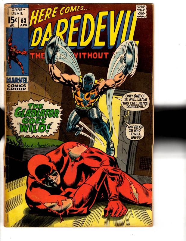 Daredevil # 63 GD Marvel Comic Book Gladiator Owl Foggy Karen Kingpin RH2