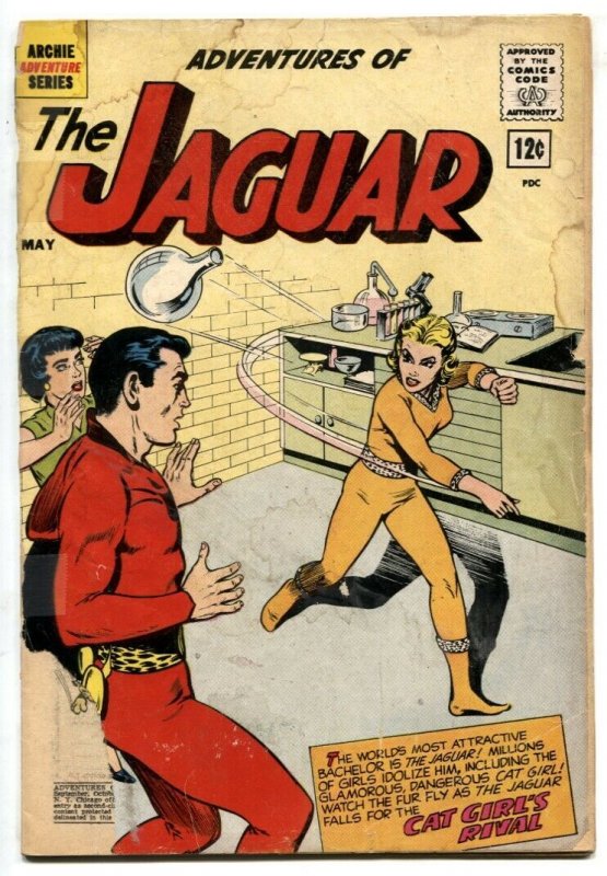 Adventures of the Jaguar #6 1962- Archie- CAT GIRL FR