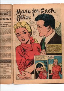 True Tales Of Love #25 - Vince Colletta cover & art - Atlas - 1956 - RARE - GD