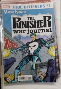 TRUE BELIEVERS THE PUNISHER  WAR JOURNAL  # 1   2018  marvel