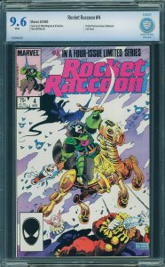 Rocket Raccoon #4 (1985) CBCS 9.6 NM+