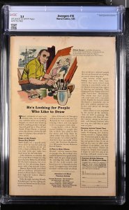 Avengers (1965) #16 - CGC 3.5 - Hawkeye, Scarlet Witch, Quicksilver Join!