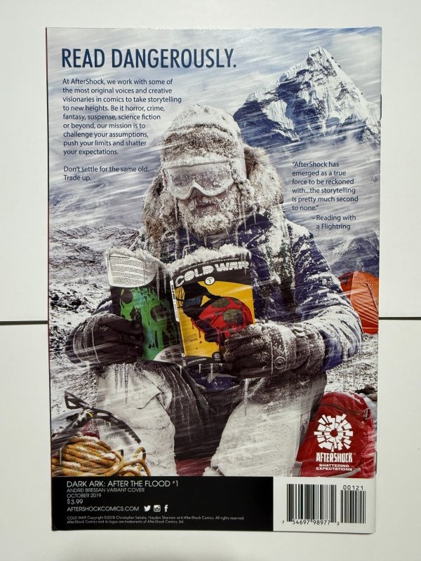 Dark Ark # 1 NM SIGNED Cullen Bunn Variant Cover Aftershock Comic Book 3 J401