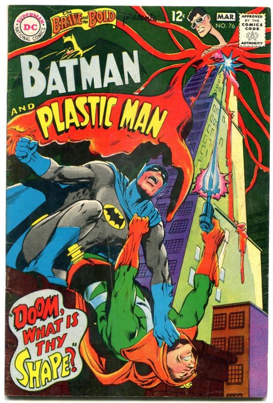 Brave And The Bold  #76 1968- Batman- Plastic Man- VG