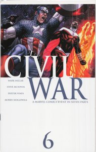 Civil War #6 (2006) Captain America