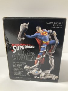 SUPERMAN MAN VS. MACHINE JERRY ORDWAY STATUE IN BOX LMTD 1995/2500 DC DIRECT 