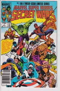 Marvel Super Heroes Secret Wars #1 (May 1984) VF 8.0, white paper!