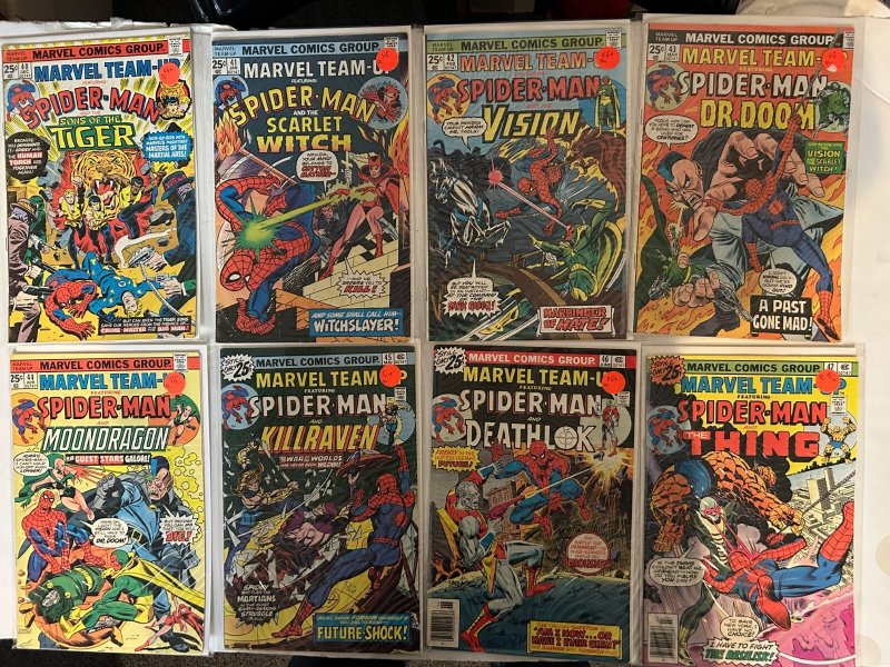 *Marvel Team-Up 26-47 3g, rest vg or better 22 bks