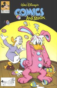 Walt Disney's Comics and Stories #584 VF ; Disney | Donald Duck Easter Bunny