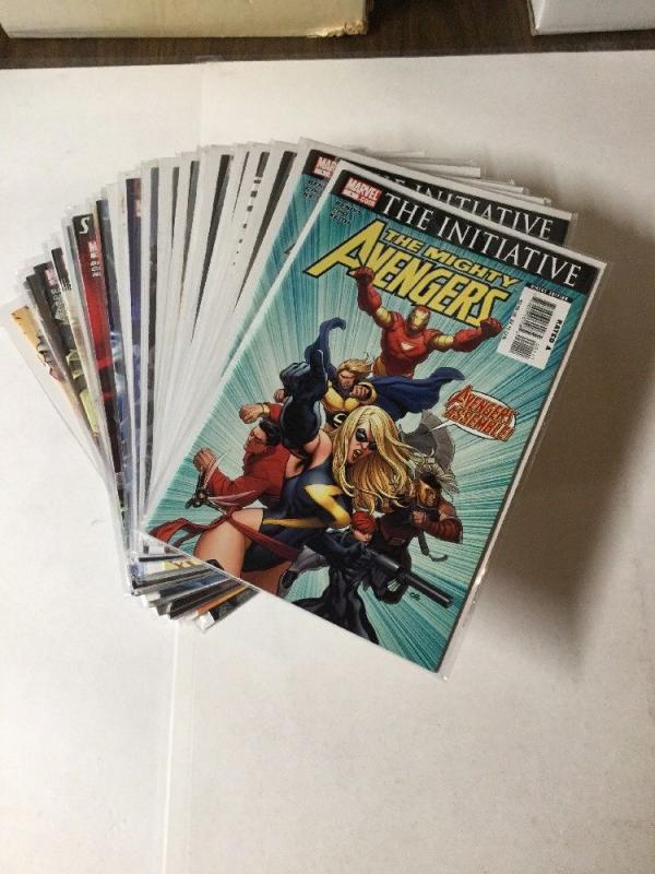 The Mighty Avengers 1 2 3 4 5 6 7 8 9 10 11-31 Stright Run Nm Near Mint