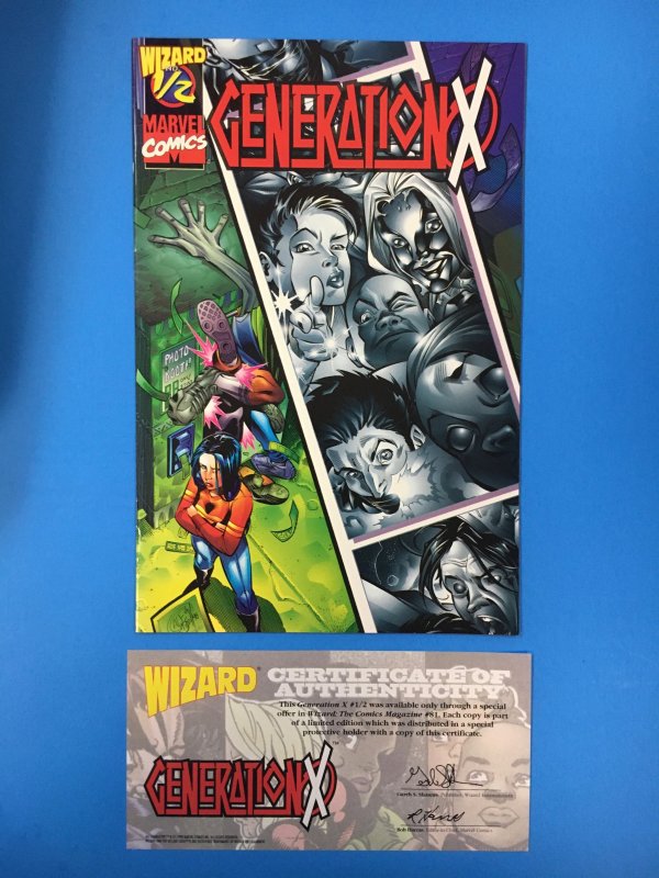 Generation X Wizard ½ (1998) with Certificate of Authenticity