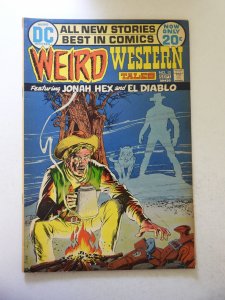 Weird Western Tales #13 (1972) VG/FN Condition 1/4 spine split