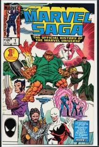 The Marvel Saga The Official History of the Marvel Universe #1 (1985) Marvel ...