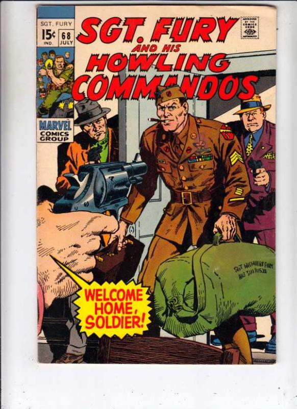 Sgt. Fury and His Howling Commandos #68 (Jul-69) FN/VF Mid-High-Grade Sgt. Fu...