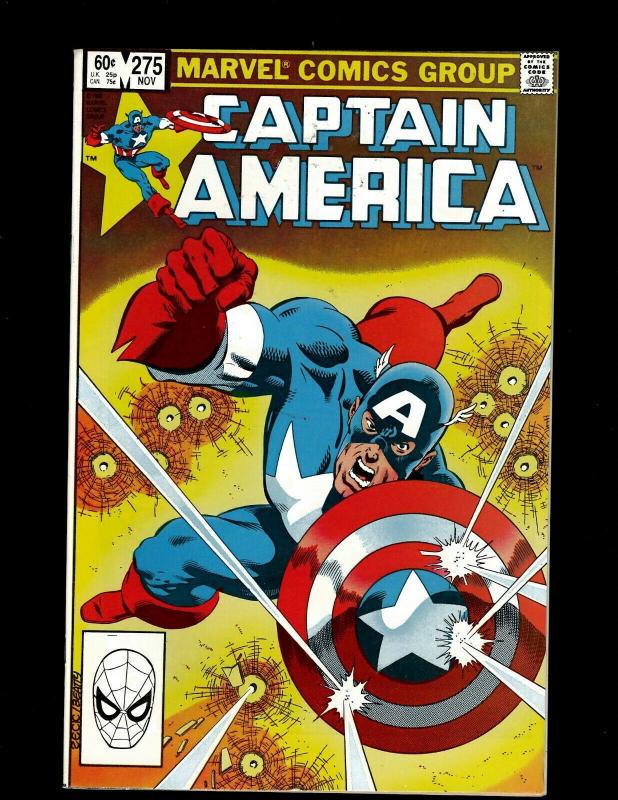 12 Captain America Comics #265 266 267 268 269 270 271 272 273 274 275 276 J411