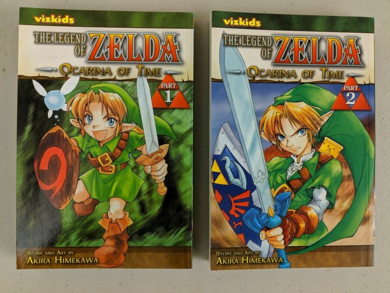 The Legend Of Zelda Ocarina of Time Manga Part 1 - Story & Art By Akira  Himekawa