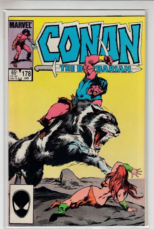 CONAN THE BARBARIAN (1970 MARVEL) #178 VF- A14518