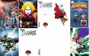 Secret Wars THORS #1 + GWEN + BLANK + 1:25 1:20 1:15 + ANT 7 cover variant set!