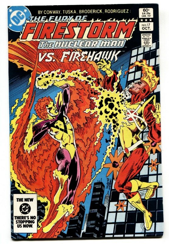 FURY OF FIRESTORM #17 1983-First appearance of FIREHAWK.-DC comic book