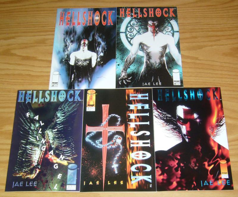 Hellshock #1-4 VF/NM complete series + bill sienkiewicz variant - jae lee set