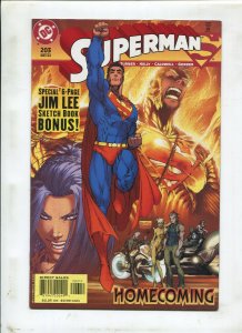 SuperMan #203-205 ~ Jim Lee Art HomeComing! ~ (Grade 9.2)WH