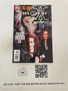 The X-Files # 18 NM Topps Comic Book  David Duchovny Mulder Skully 7 J218